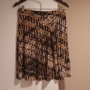 The Limited Pleated Multicolor stretch skirt